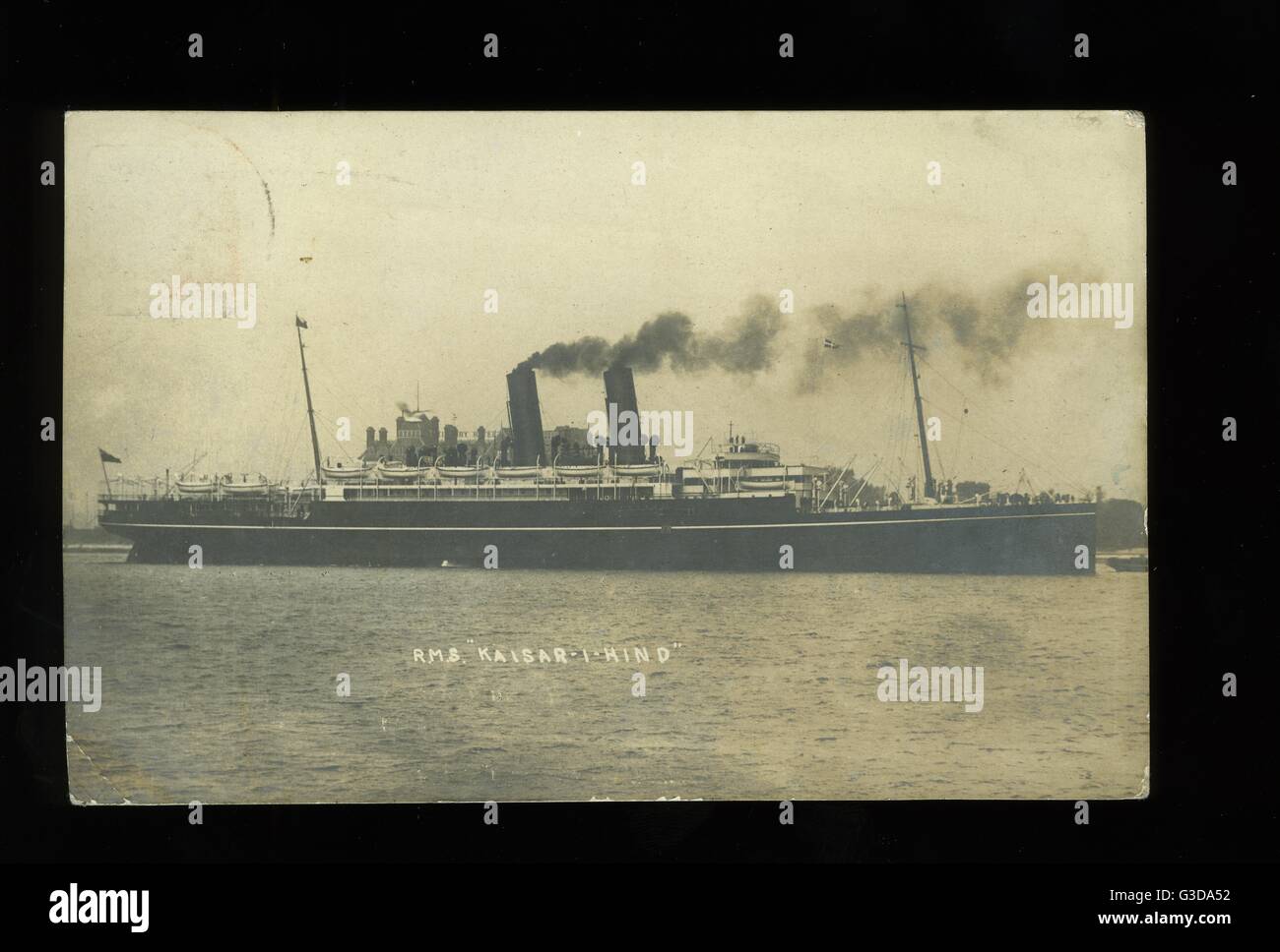 RMS Kaisar-i-Hind, bateau de croisière de la ligne P&O. Banque D'Images