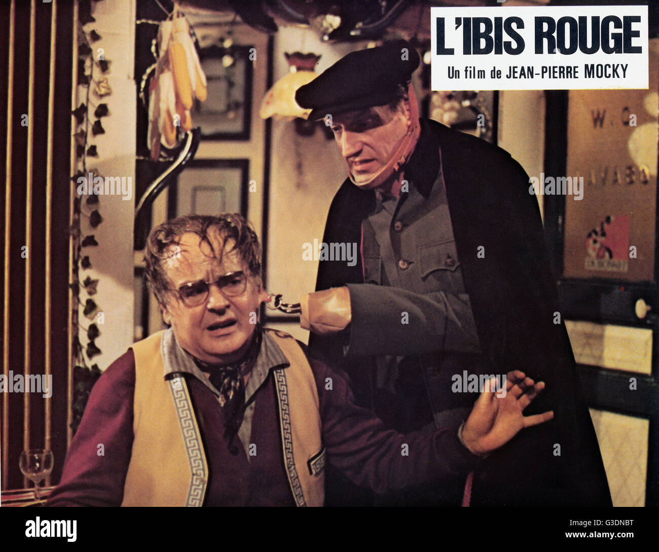 L'Ibis rouge, alias : Der Rote Ibis, Frankreich/Italien 1975, Regie : Jean Pierre Mocky, acteurs : Michel Francini (156) Banque D'Images