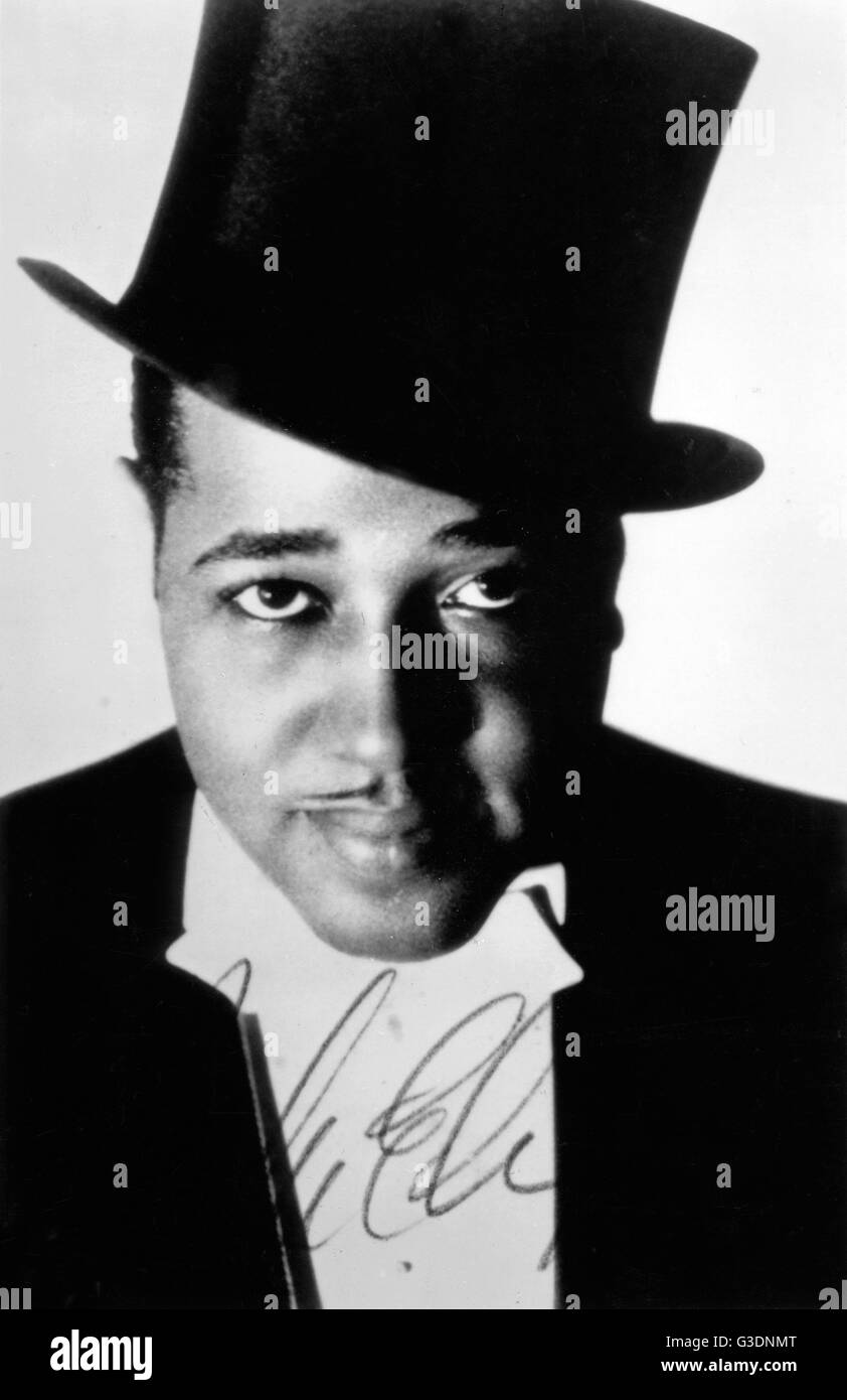 Der amerikanische und Jazzmusiker Orchesterleiter Duke Ellington, 1940er Jahre. Le musicien de jazz américain et chef d'Orchestre Duke Ellington, 1940. Banque D'Images