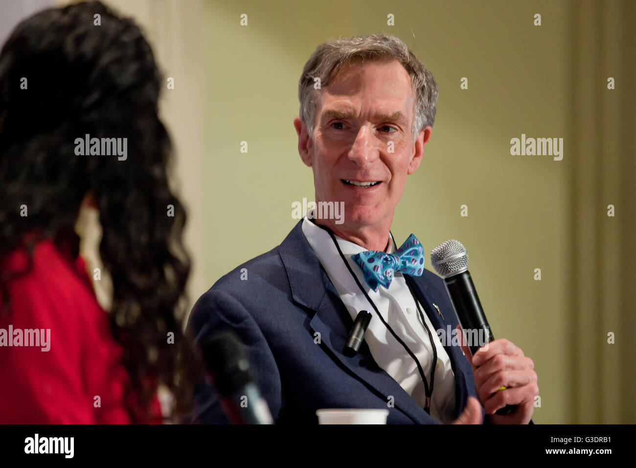 Bill Nye The Science Guy s'exprimant lors de l'Action Climatique 2016 - Washington, DC USA Banque D'Images