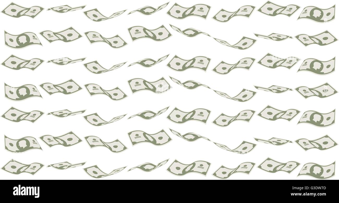 Illustration Vecteur de voler les billets en euros. Illustration de Vecteur