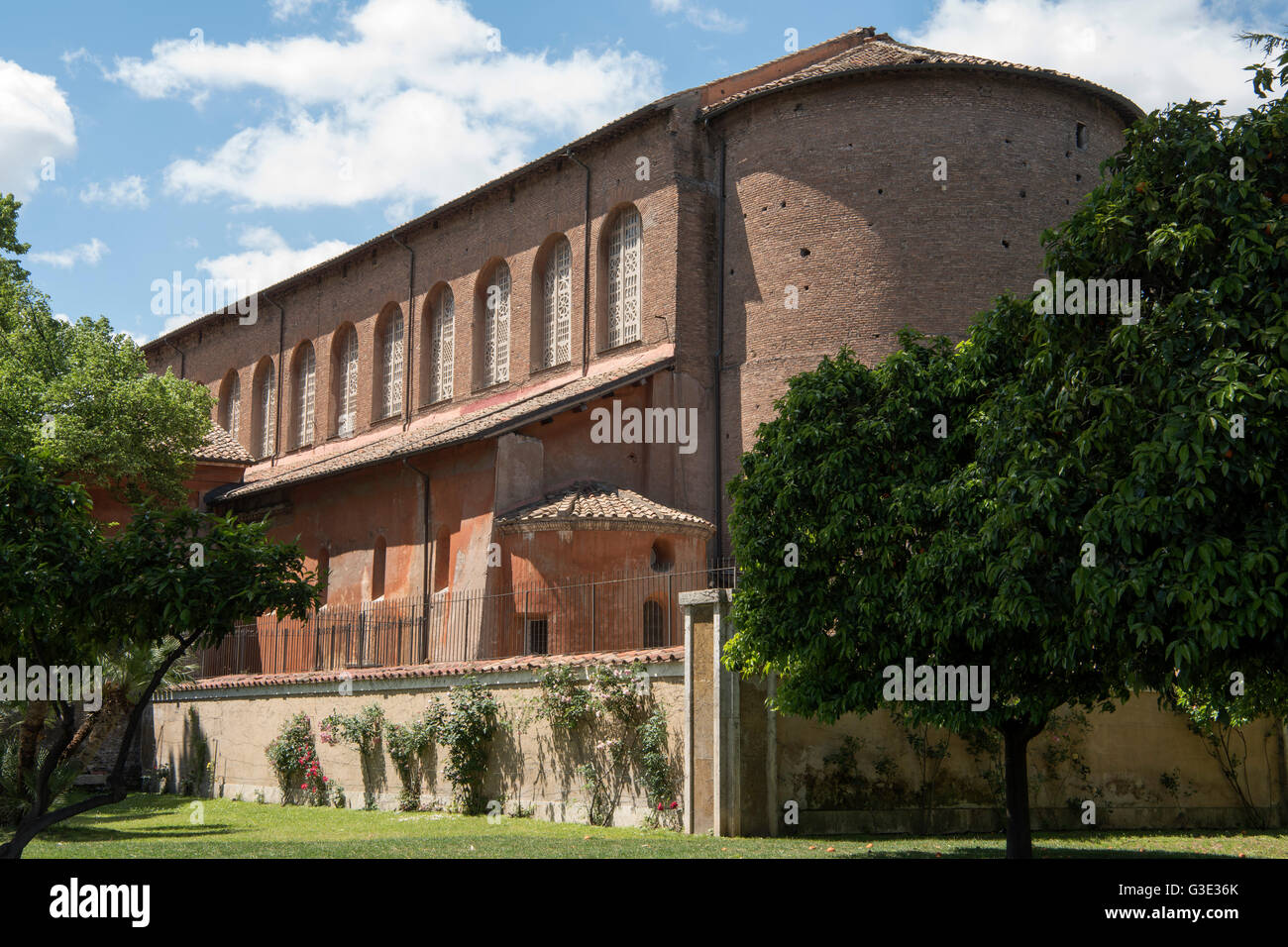 Italien, Rom, Aventin, Basilique Santa Sabina all'Aventino Banque D'Images