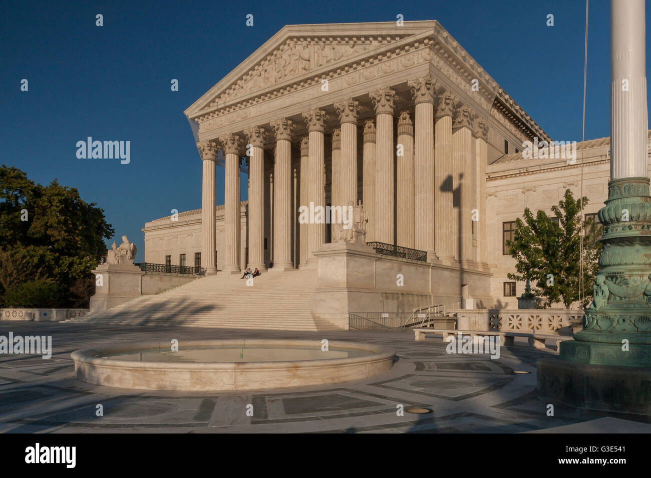 La Cour suprême des États-Unis, Washington DC, USA Banque D'Images