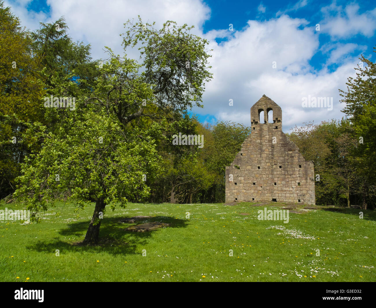 Ancienne église ruine en Ecosse Banque D'Images