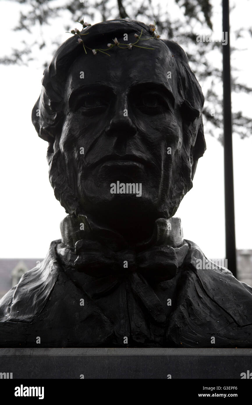 Statue de George Boole - créateur de la logique booléenne - University College Cork, Université nationale d'Irlande, Cork Banque D'Images