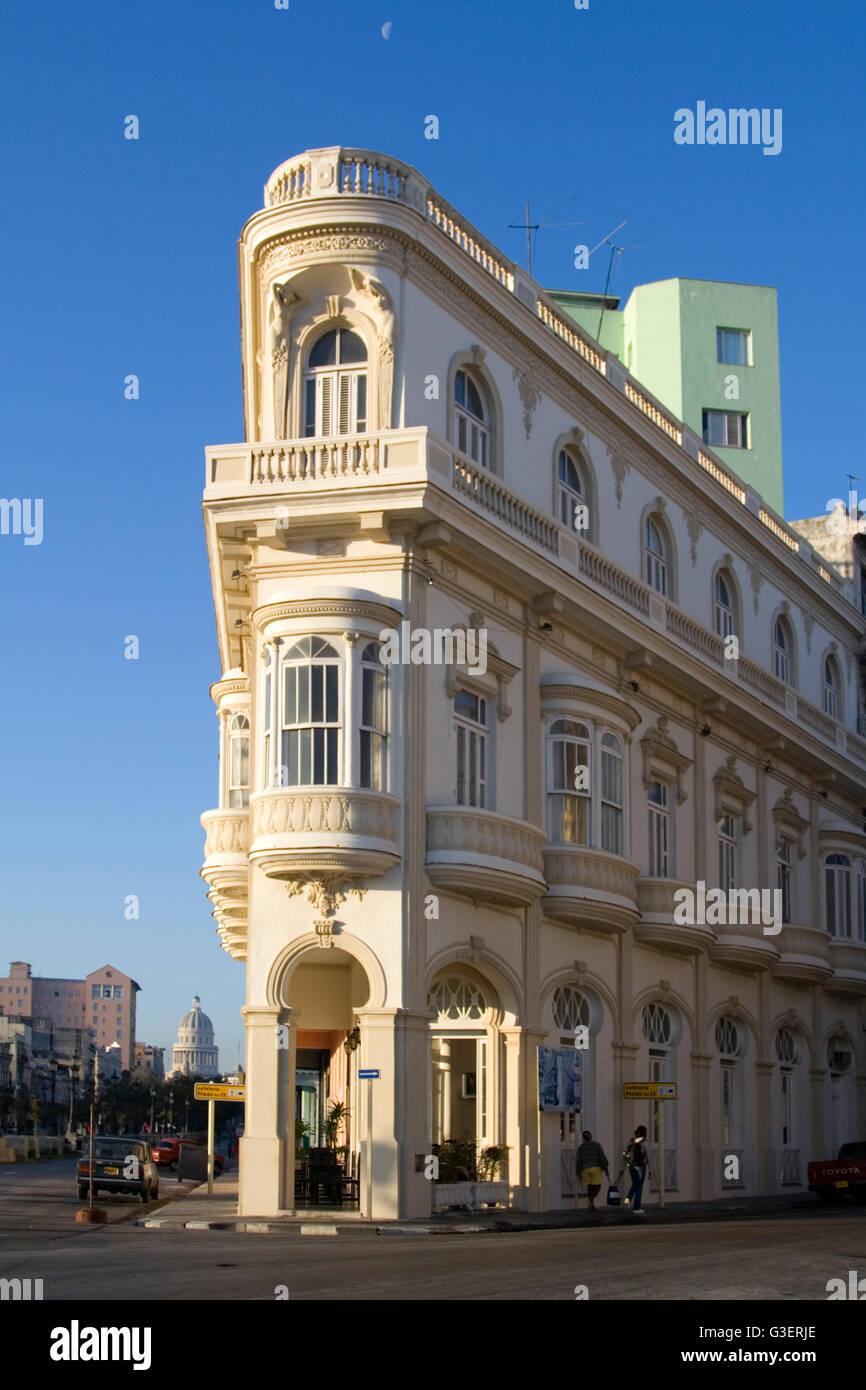 L'architecture de La Havane Cuba Havane Malecon Banque D'Images