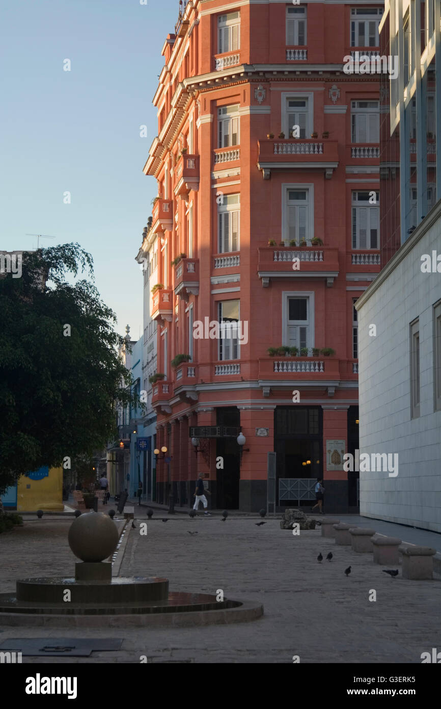 L'architecture de La Havane Cuba Hôtel Ambos Mundos Hôtel' 'l'Hemingway Banque D'Images