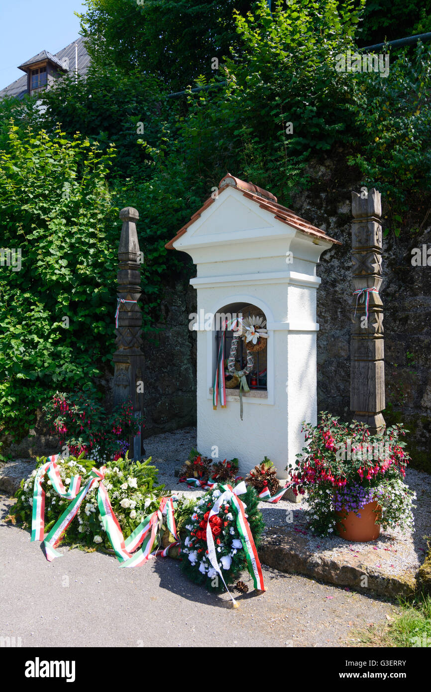 Monument de la Hongrie, l'Autriche, Salzbourg, Flachgau, Mattsee Banque D'Images