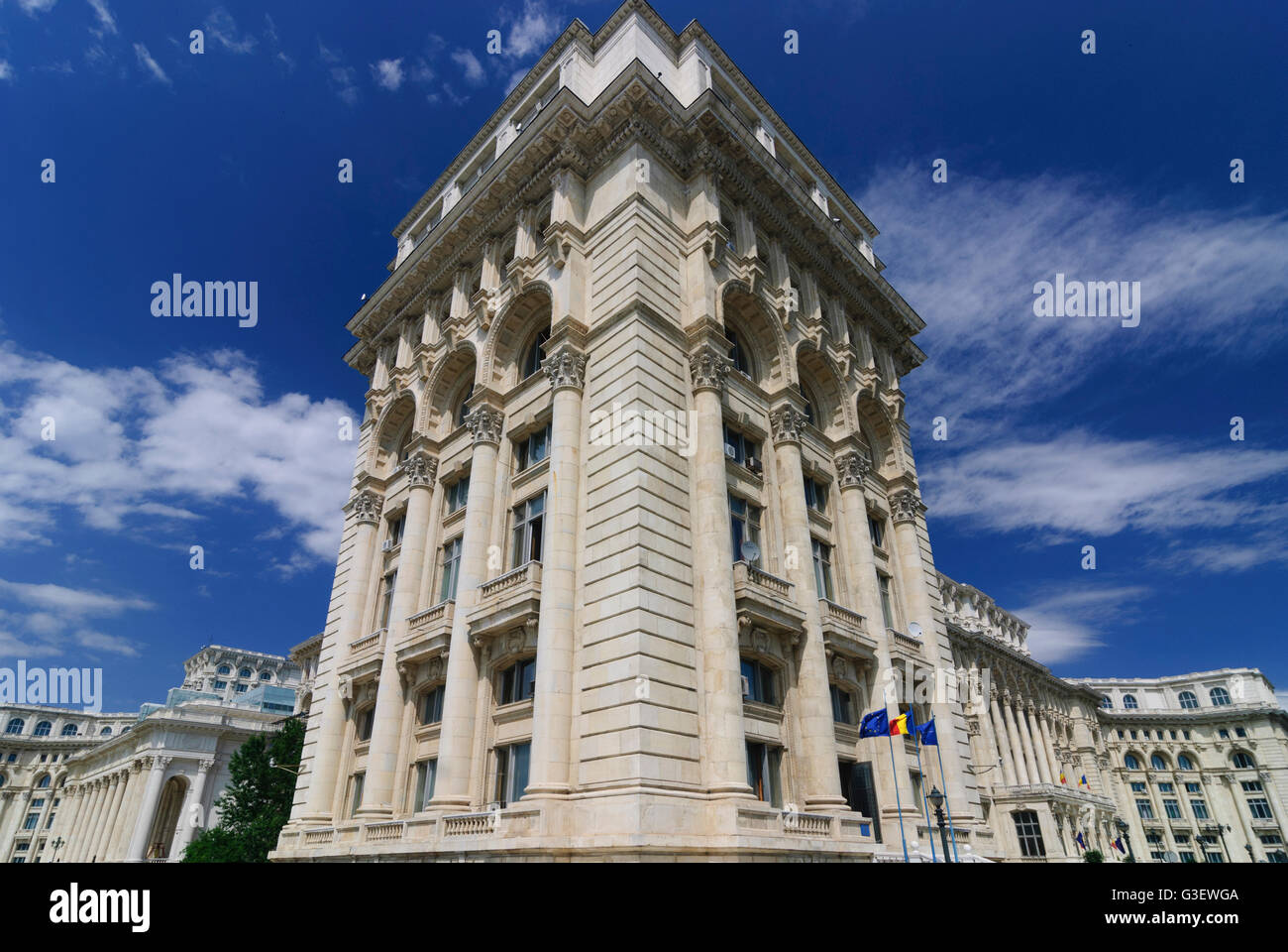 Palais du Parlement, la Roumanie BUCAREST Bucuresti Banque D'Images