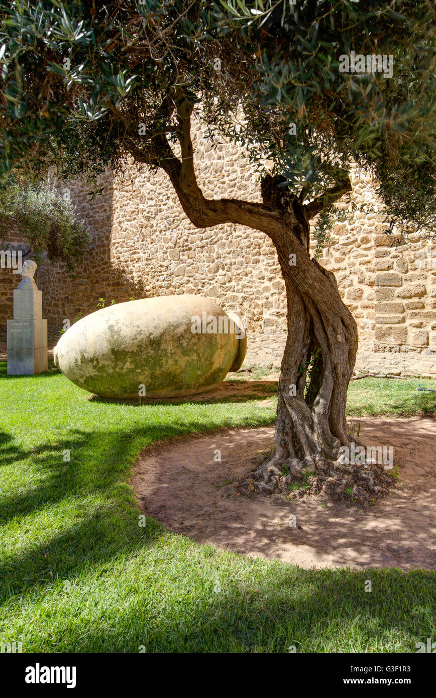 Monument, Bartolome Perez, marin, Columbus, Rota, Costa de la Luz, Andalousie, Espagne, Europe Banque D'Images
