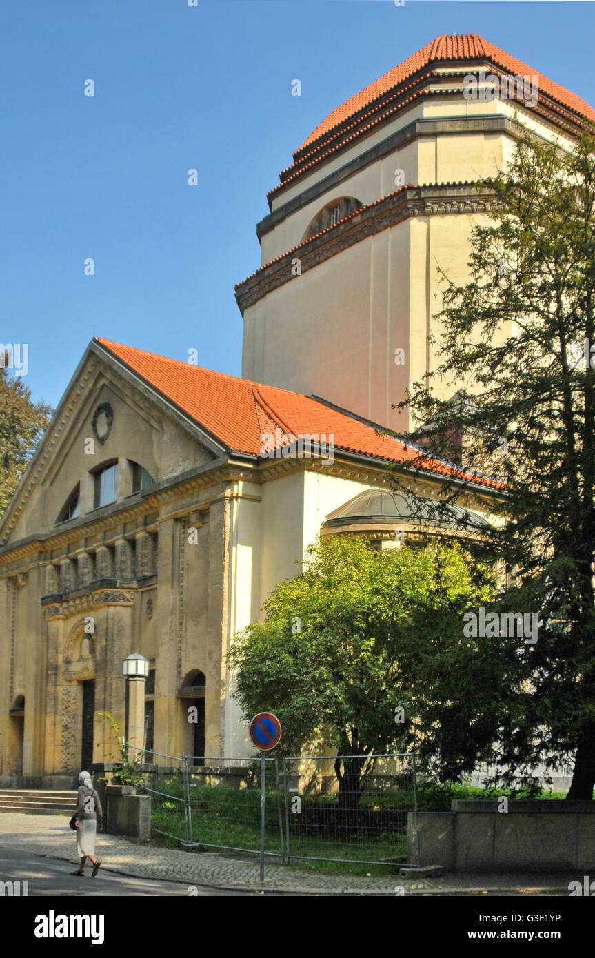 Allemagne, Saxe, Görlitz, Otto-Müller-Straße, synagogue, salle d'événements, Banque D'Images