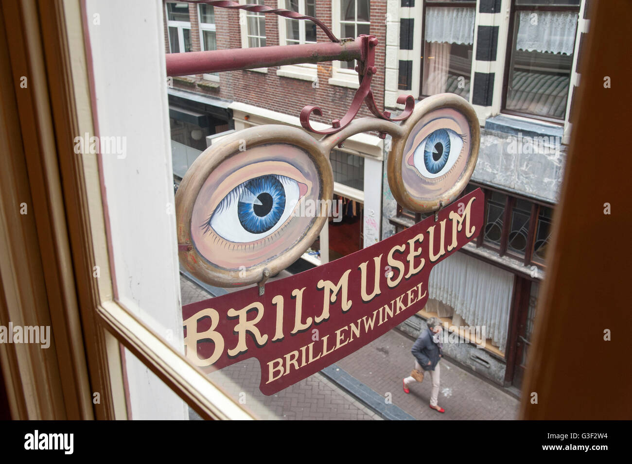 Brilmuseum national', musée de verres, Gasthuismolensteeg 7, 'Herengracht', Amsterdam, Hollande, Pays-Bas Banque D'Images