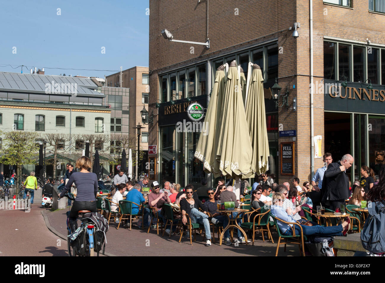 Max Euweplein, pub Aran, Amsterdam, Hollande, Pays-Bas Banque D'Images