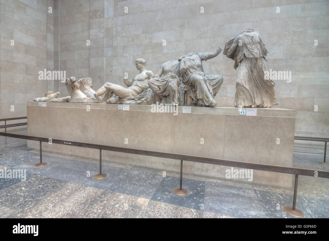 Parthénon, Elgin en British Museum Banque D'Images