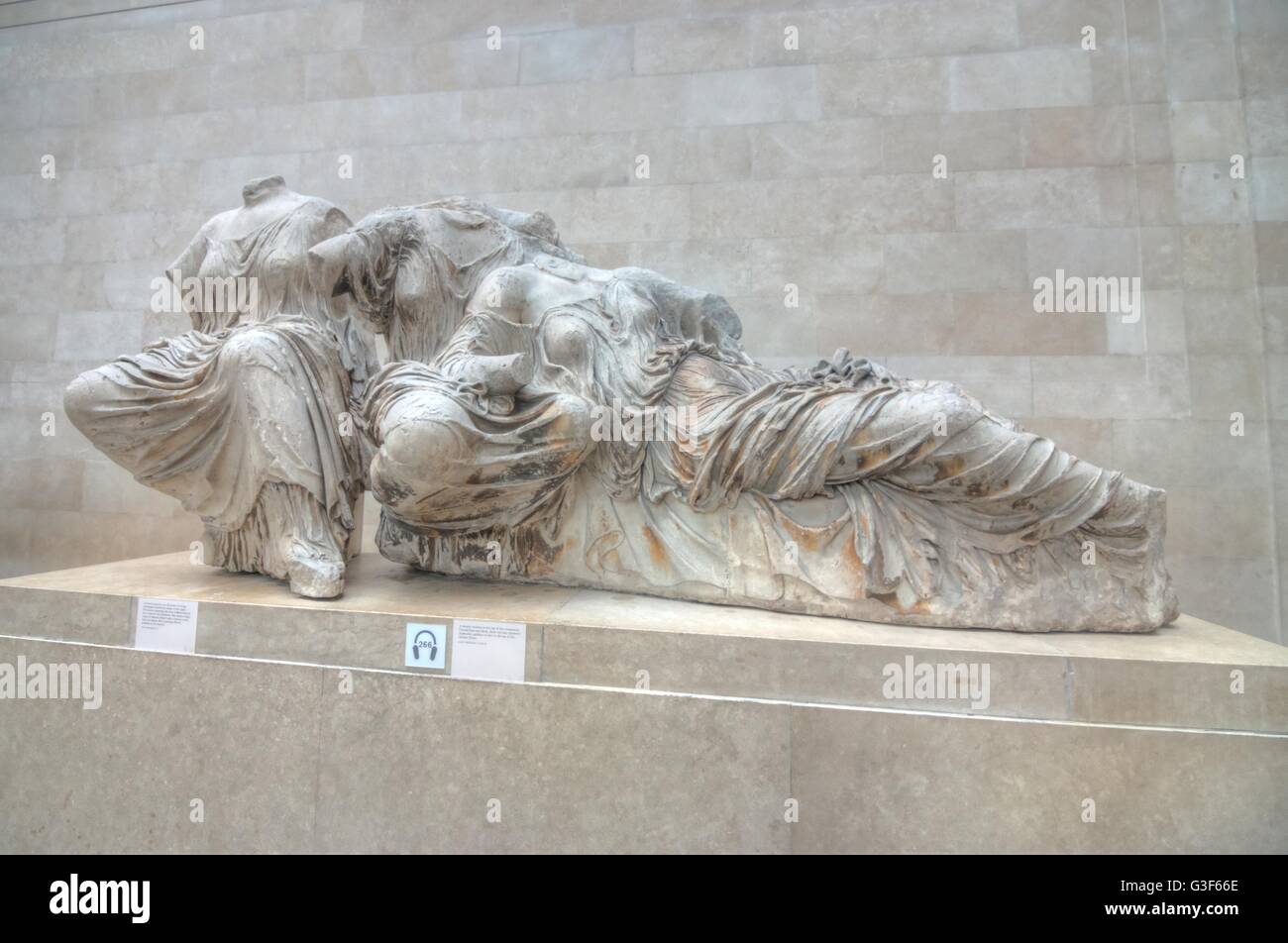 Parthénon Parthénon, British Museum. Aphorodite Banque D'Images