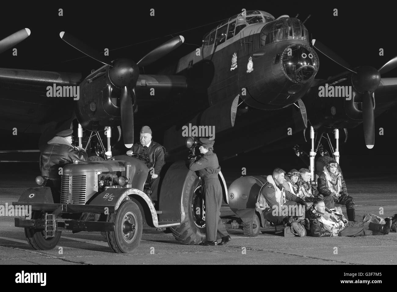 Avro Lancaster NX611, juste Jane East Kirkby, Lincolnshire, Angleterre, Banque D'Images