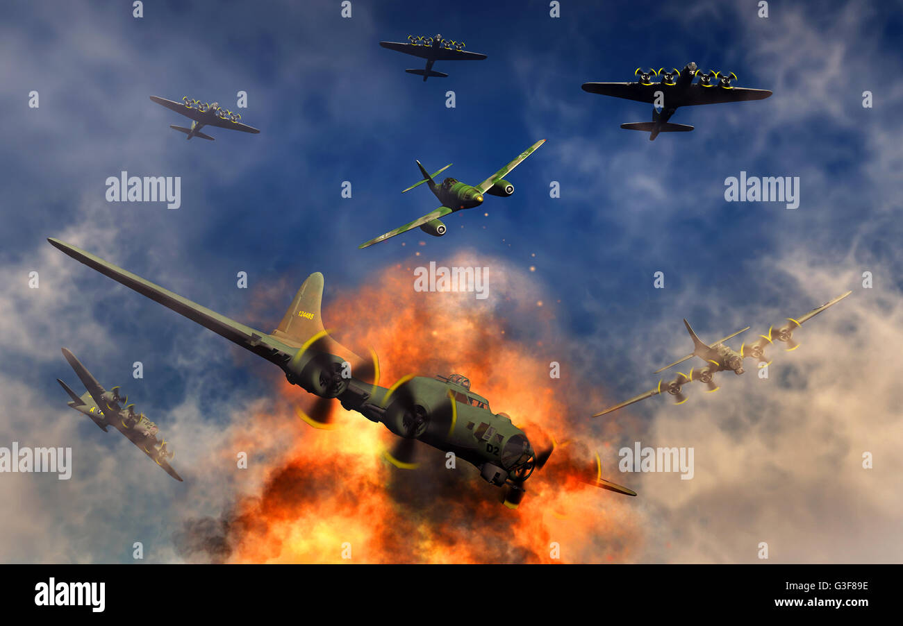 Boeing b 17 vol de la forteresse Banque de photographies et d’images à ...