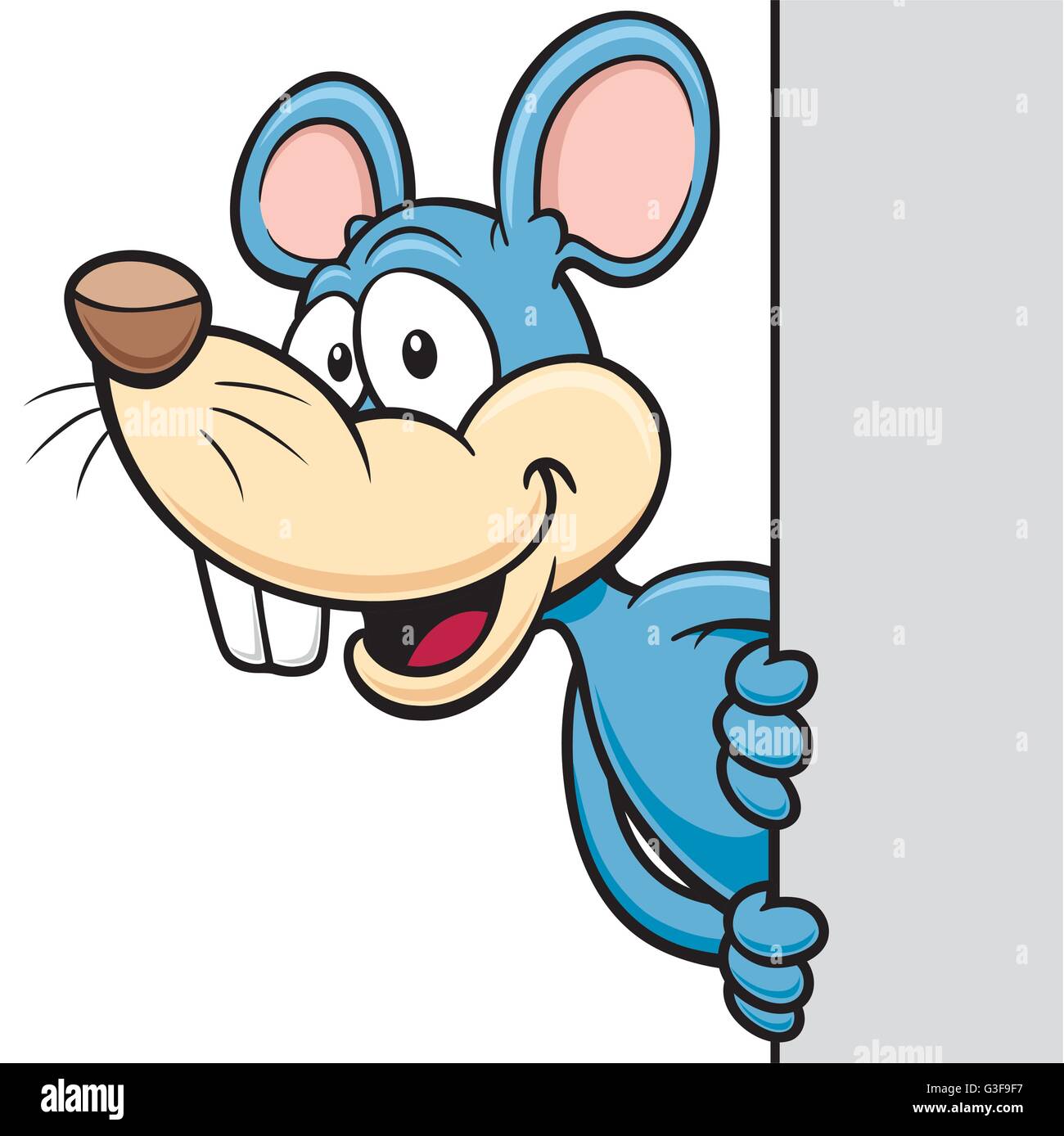 Cartoon Vector illustration de rat Illustration de Vecteur