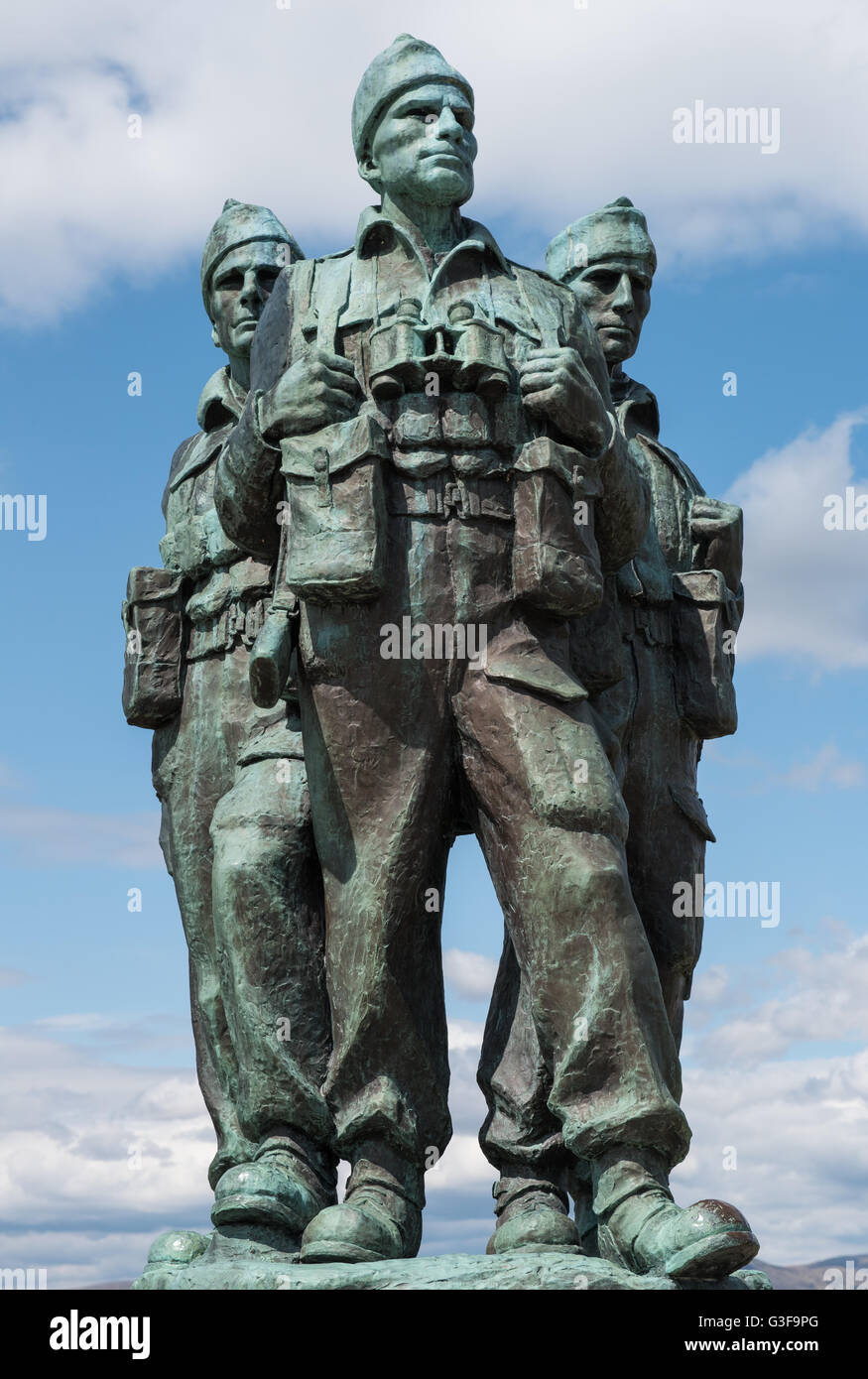 Le Mémorial Commando, Spean Bridge, Ecosse, Lochaber Banque D'Images