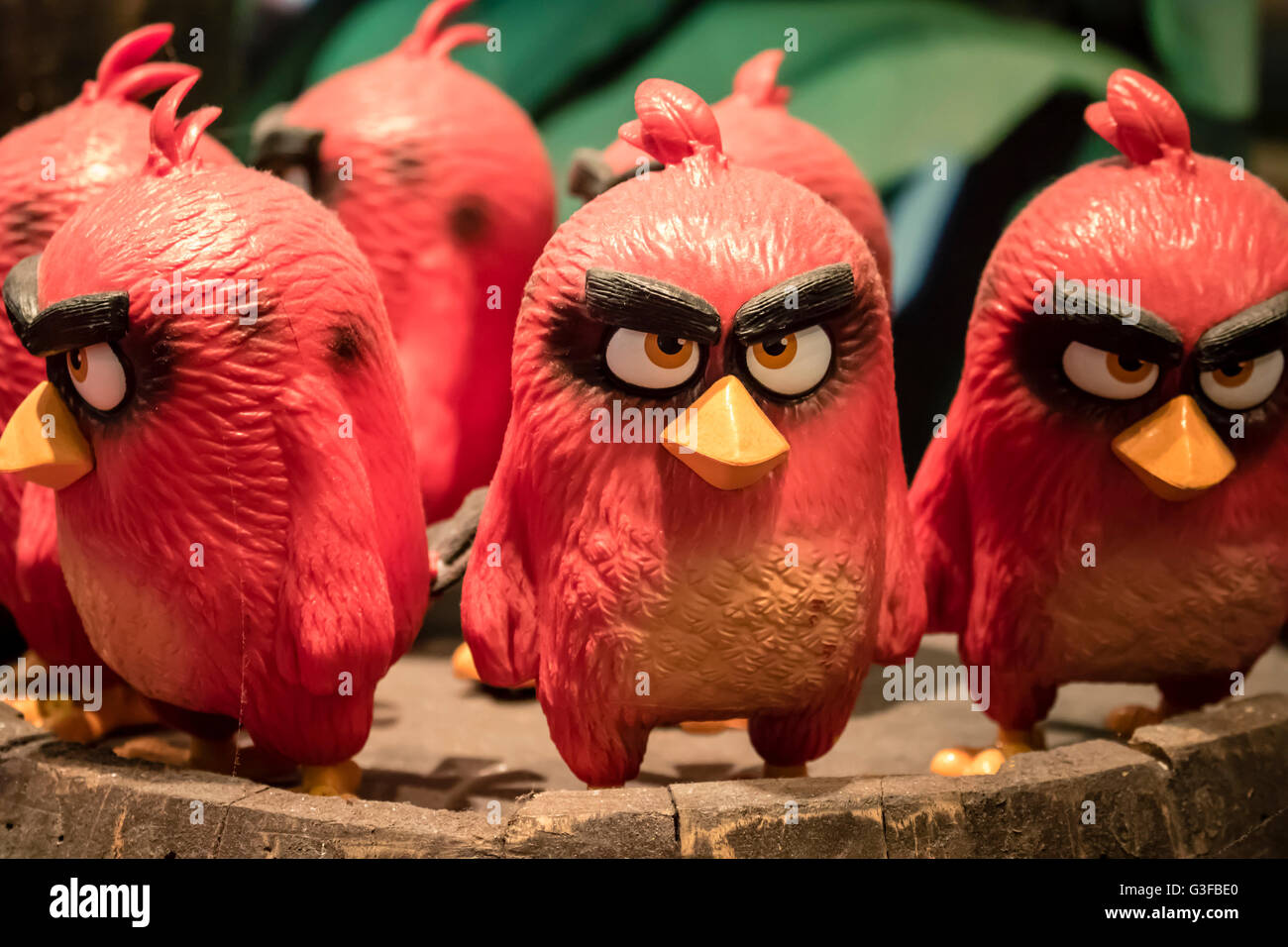 Kuala Lumpur, Malaisie. 10 Juin, 2016. Les Angry Birds Film marketing promotion dans un centre commercial de Kuala Lumpur. © Danny Chan Banque D'Images