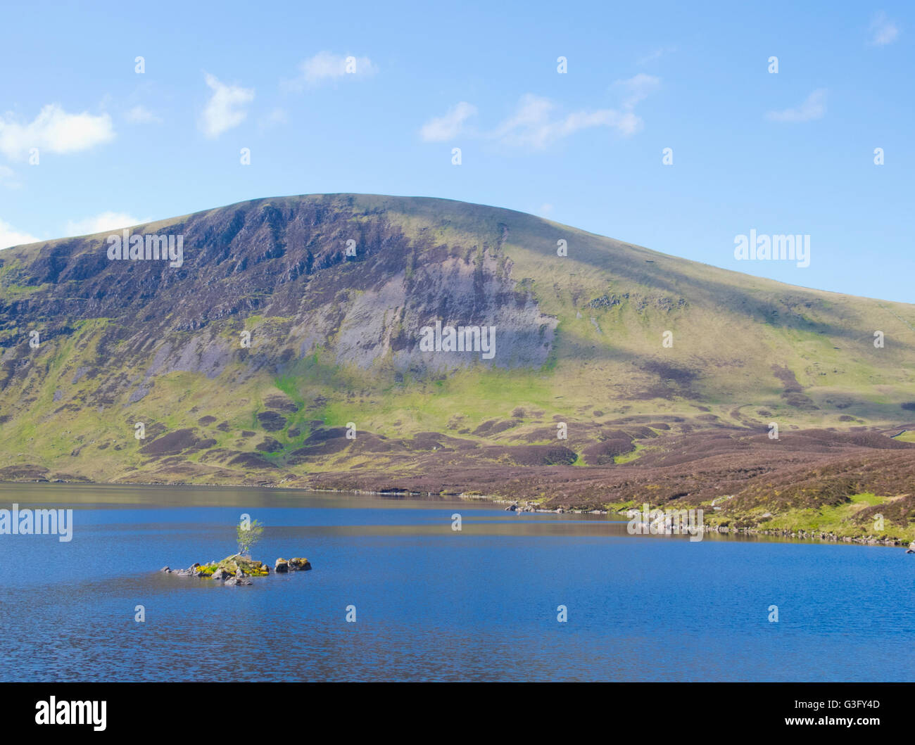 Loch Skeen Skene ou Lochcraig avec head Mountain, Dumfries et Galloway, Écosse, Royaume-Uni Banque D'Images