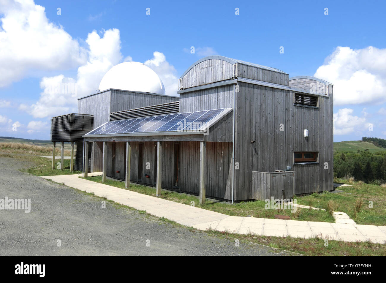 Le ciel sombre, Observatoire de l'Écossais, Craigengillan Dalmellington, East Ayrshire, Scotland, UK Banque D'Images