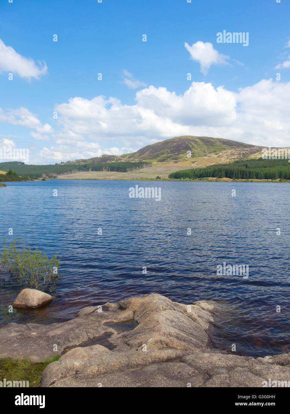 Loch Doon, East Ayrshire, Scotland, UK au printemps Banque D'Images