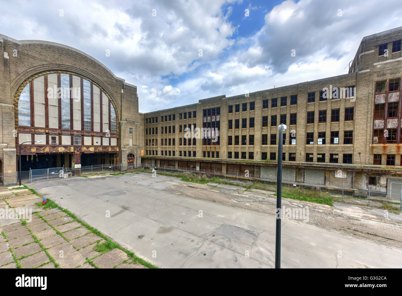 Buffalo Central Terminal est une ancienne gare ferroviaire de Buffalo, New York. Les 17 étages de style Art déco a été actif à partir de la gare Banque D'Images