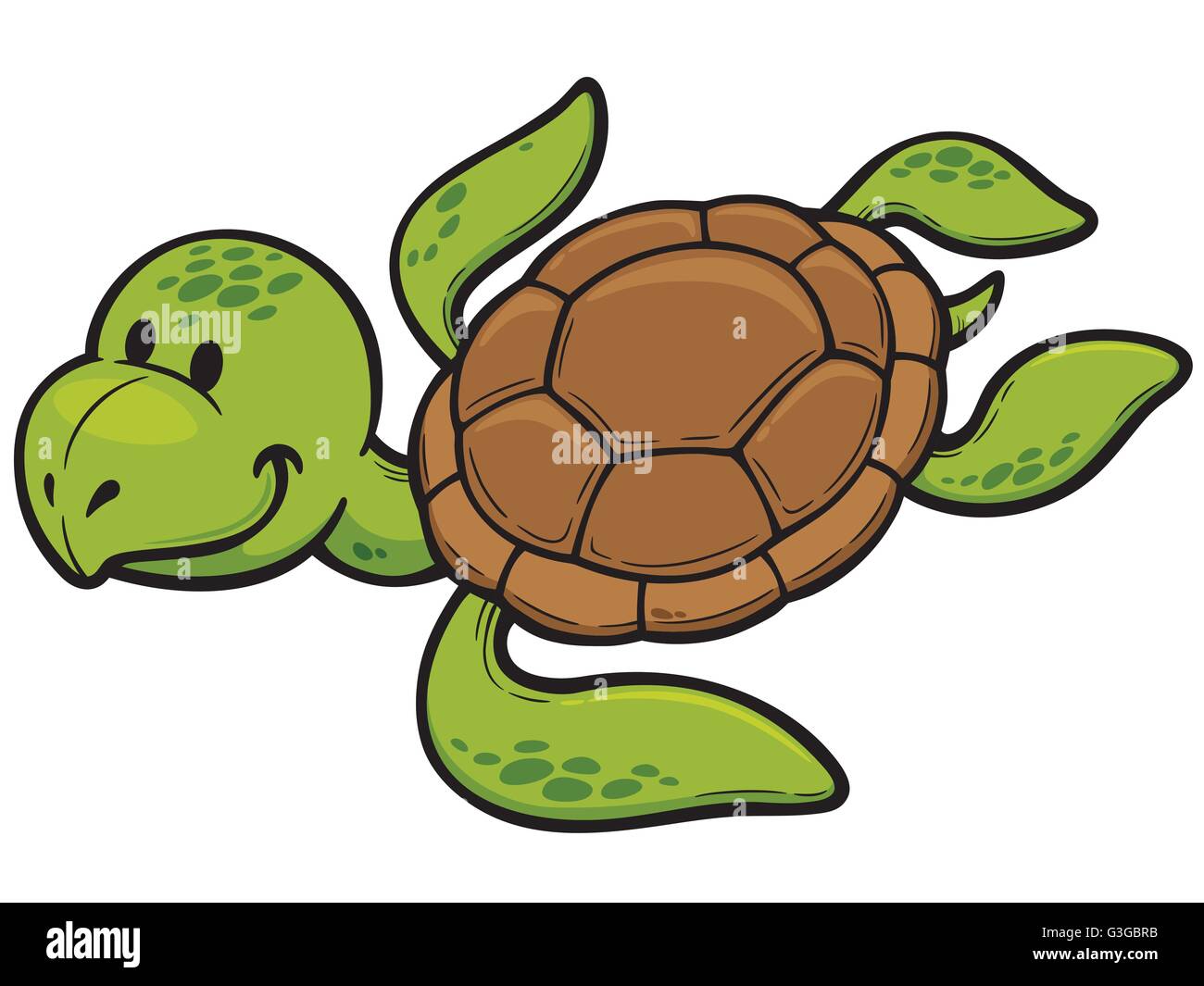 Vector illustration de dessin de tortue Illustration de Vecteur