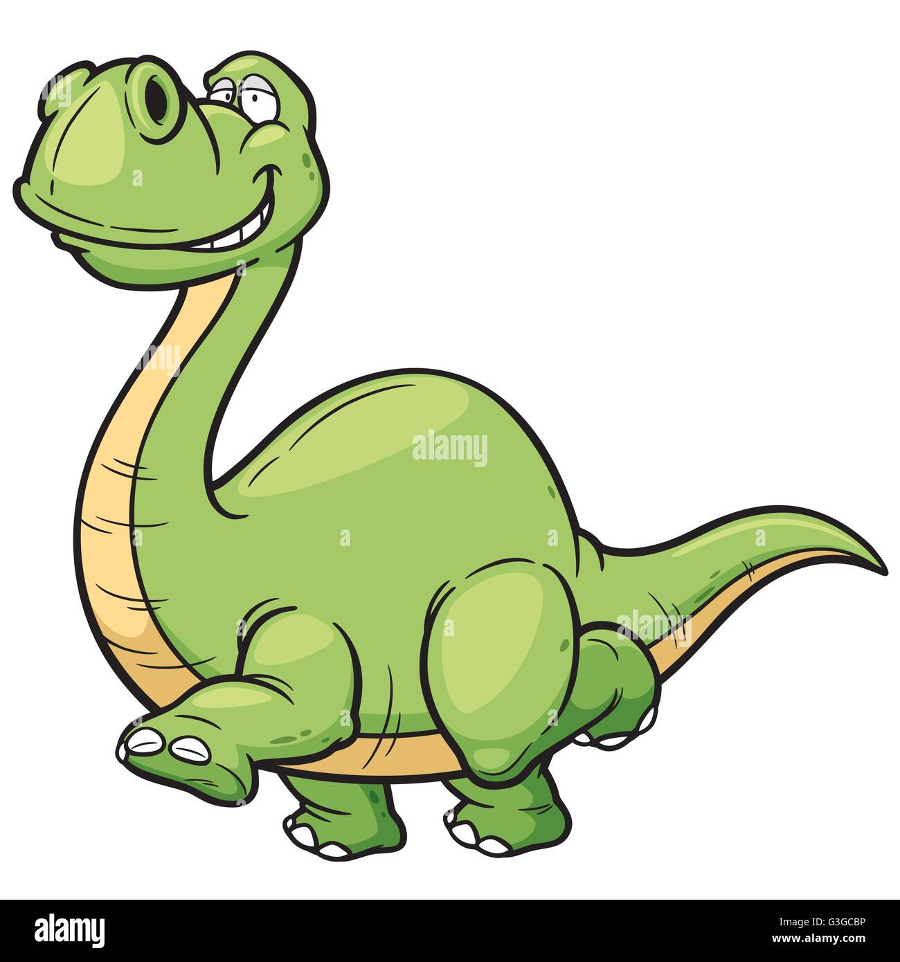 Vector illustration de dinosaure Cartoon Illustration de Vecteur