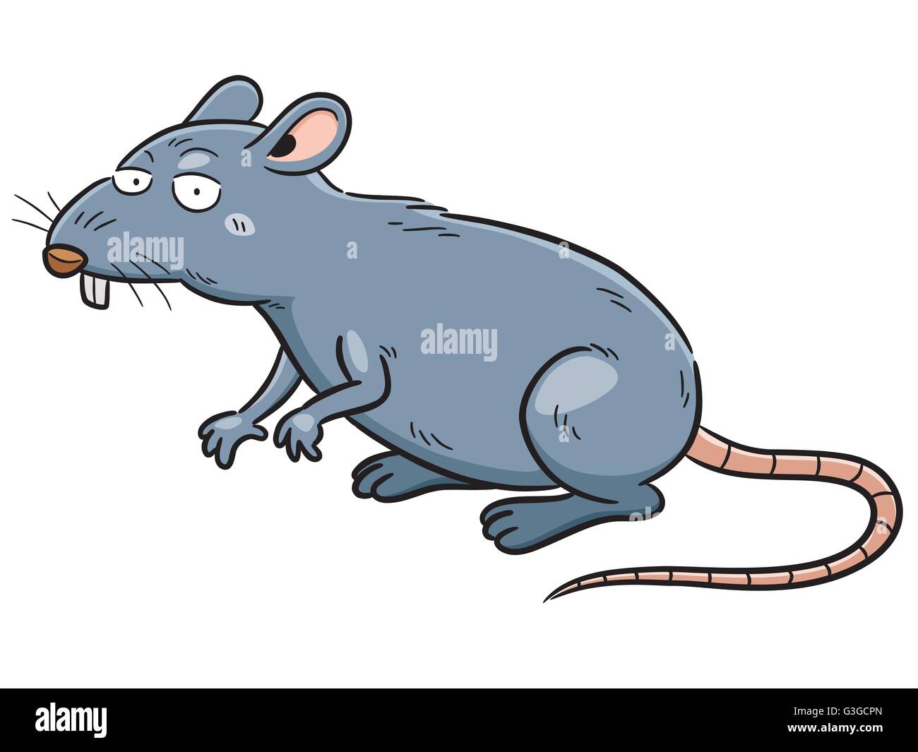 Cartoon Vector illustration de rat Illustration de Vecteur