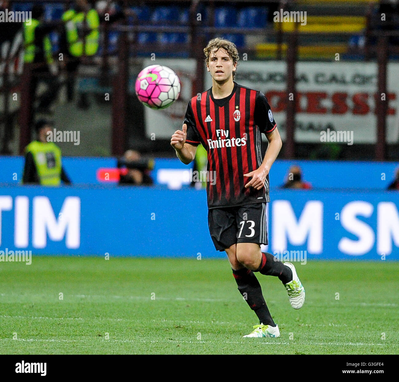 Manuel Locatelli En Action Au Cours De La Serie D Un Match De Football Entre L Ac Milan Et L As Roma As Roma Gagne 3 1 Sur L Ac Milan Photo Par Nicolo Campo Pacific