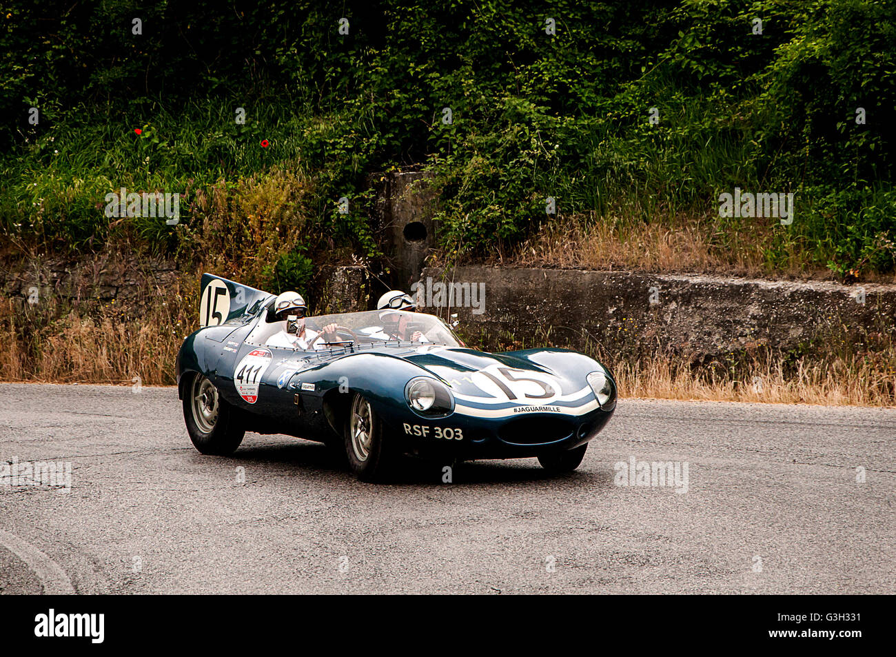 JAGUAR D Type 1956 Banque D'Images