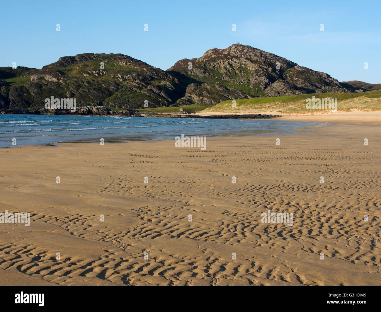 La baie de Kiloran, Colonsay, Ecosse Banque D'Images