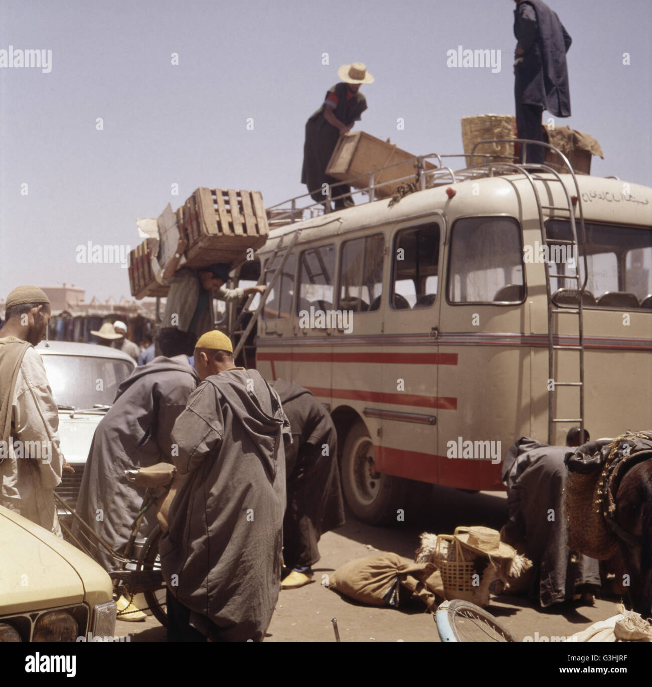 Eine Reise nach Marokko, 1980er Jahre. Un voyage au Maroc, 1980. Banque D'Images