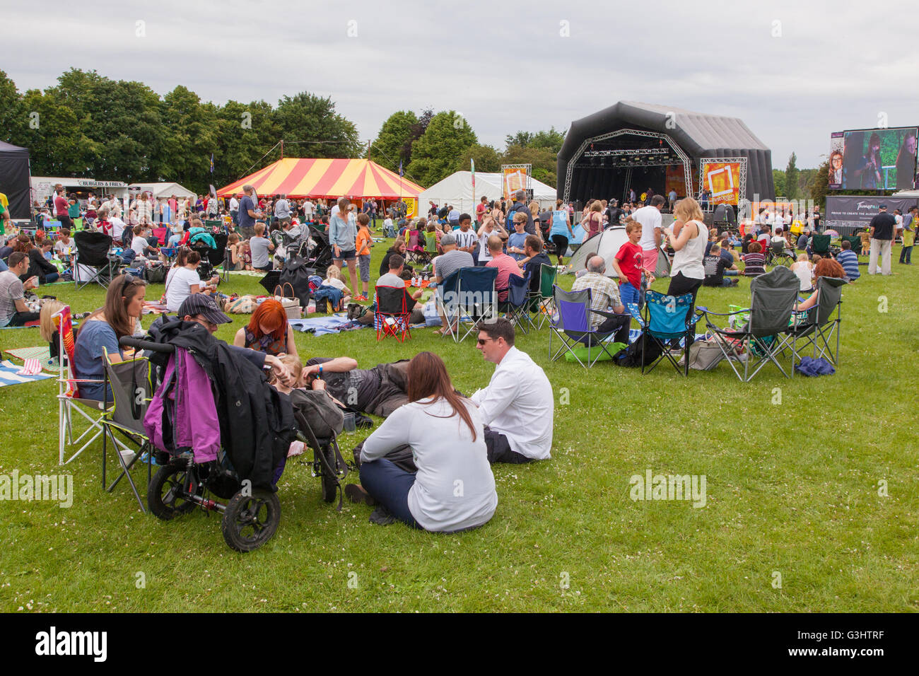 Festival de musique 2016 Alresford, Hampshire, Angleterre, Royaume-Uni. Banque D'Images