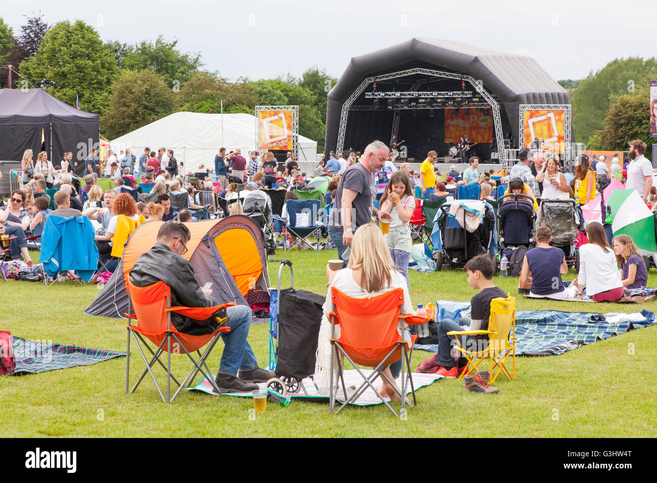 Festival de musique 2016 Alresford , Alresford, Hampshire, Angleterre, Royaume-Uni. Banque D'Images