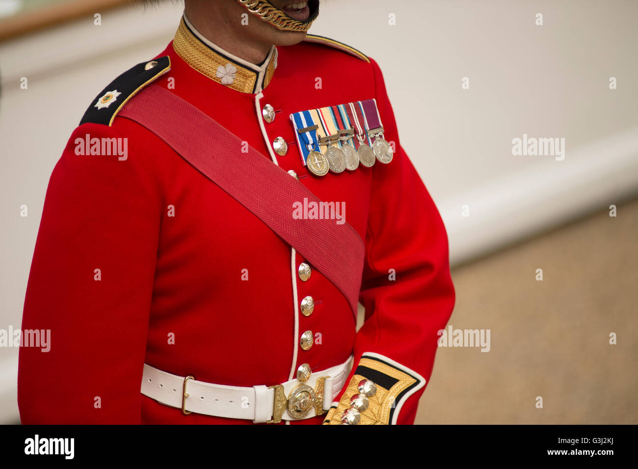 Horse Guards Parade, Londres, Royaume-Uni. 11 juin 2016. 90e anniversaire défilé de Sa Majesté la Reine Elizabeth II. Banque D'Images