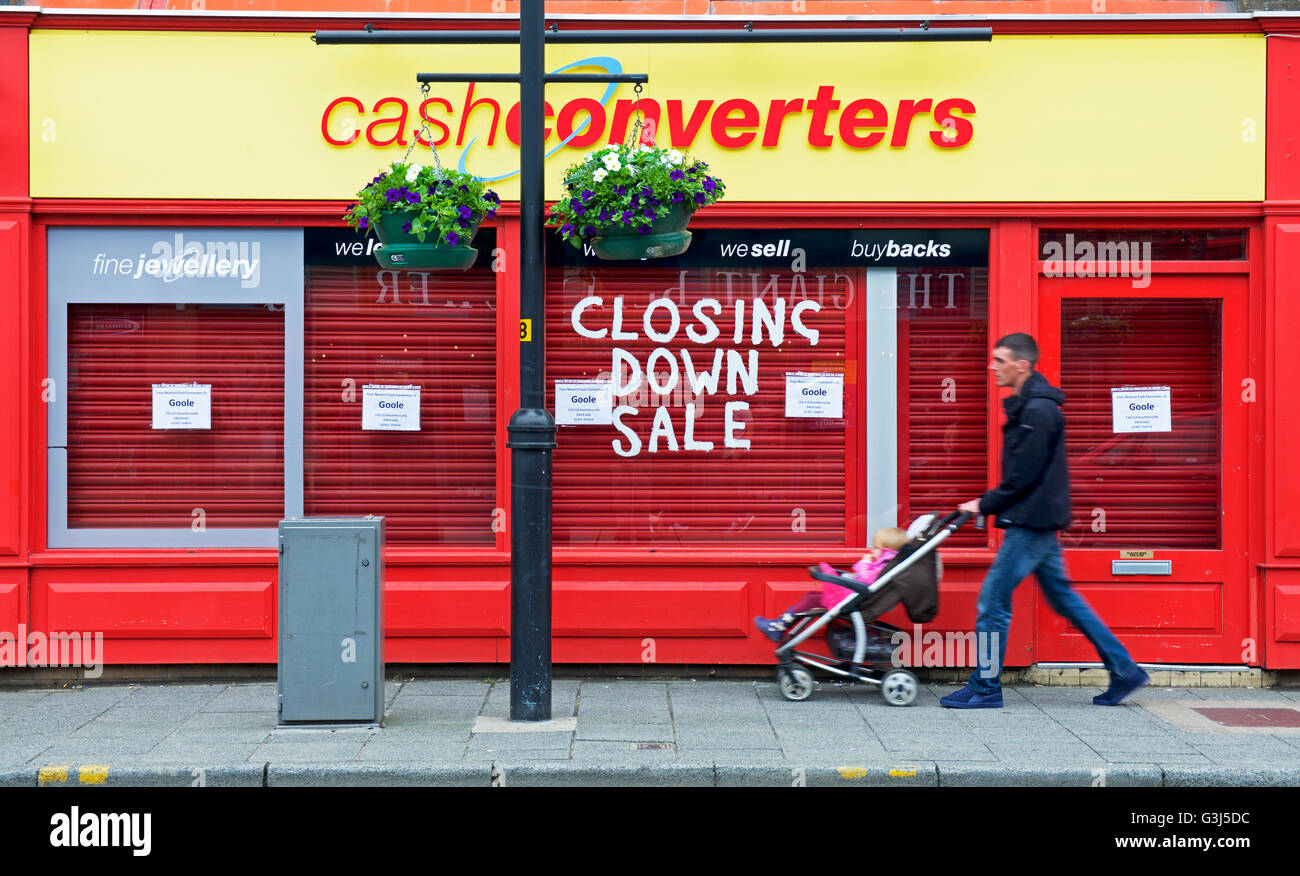 Une branche d'argent Convertisseurs, maintenant s'arrêter, en Angleterre, Royaume-Uni Banque D'Images