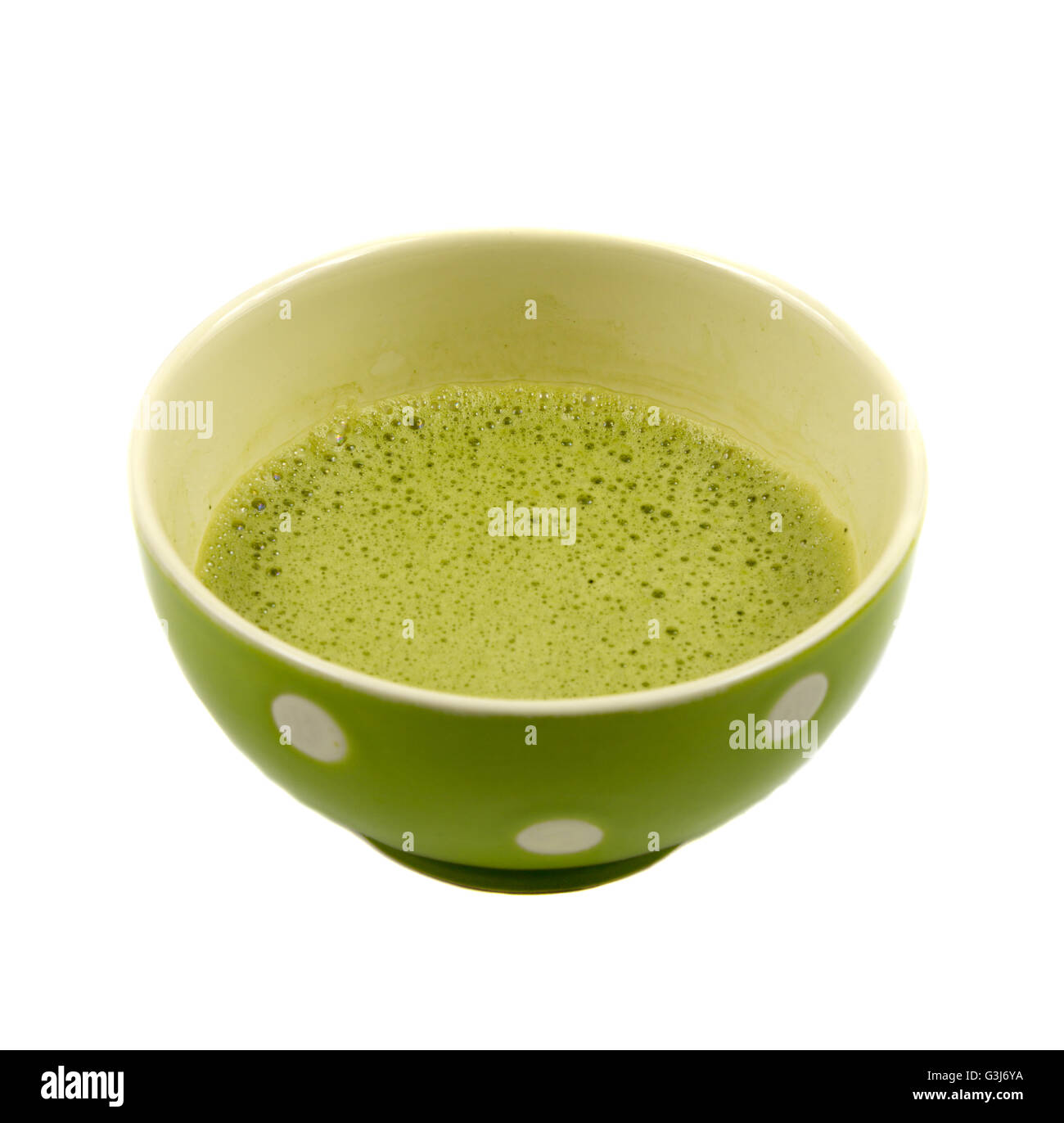 Prêt pour boire le thé traditionnel japonais - matcha Banque D'Images