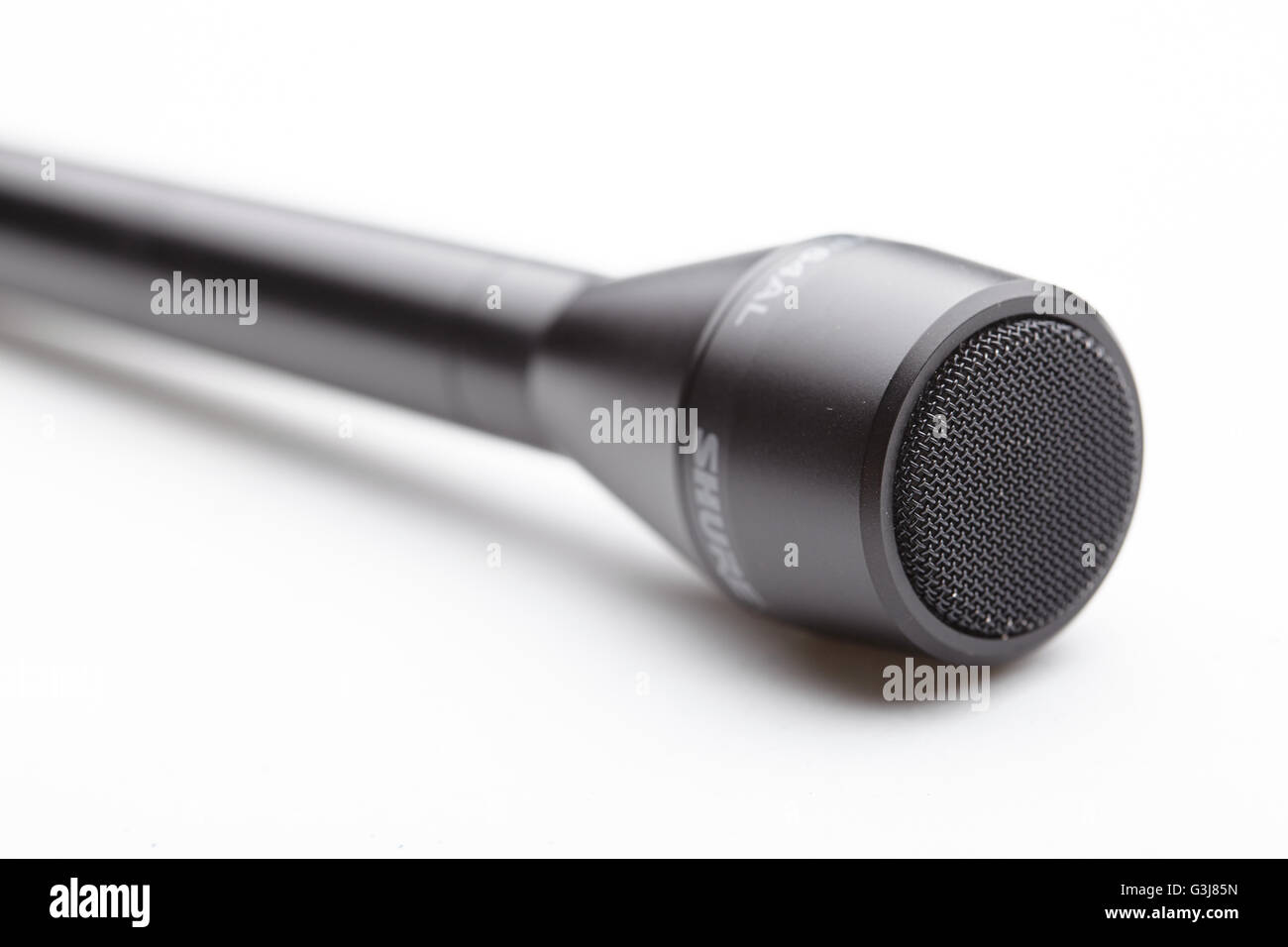 Microphone close-up Banque D'Images