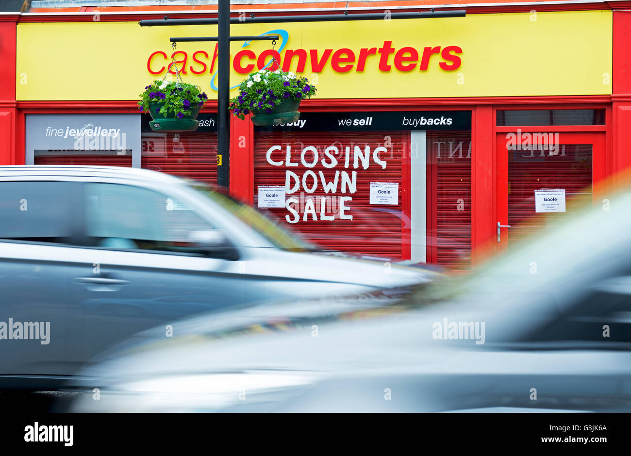 Une branche d'argent Convertisseurs, maintenant s'arrêter, en Angleterre, Royaume-Uni Banque D'Images