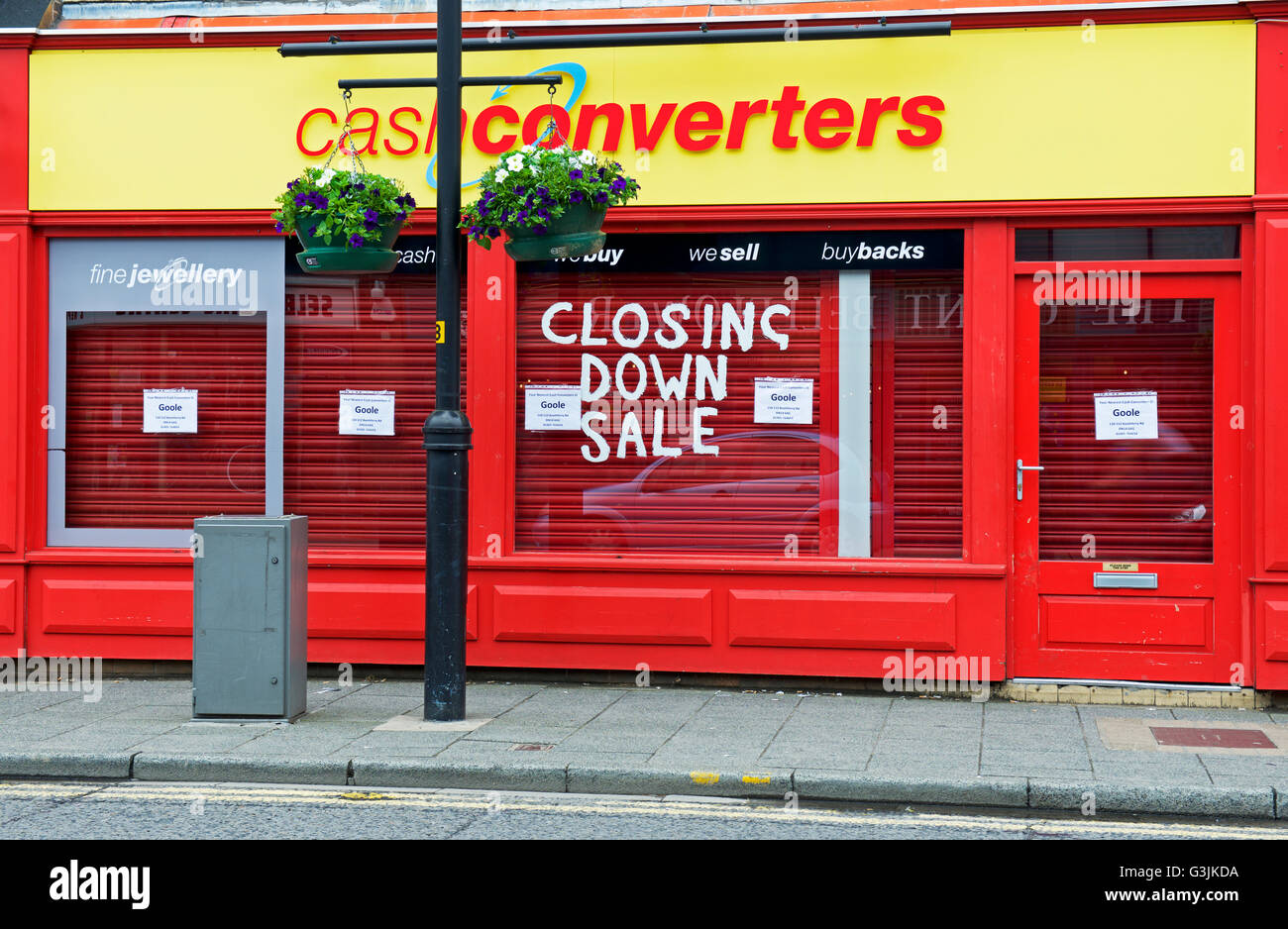 Une branche d'argent Convertisseurs, maintenant s'arrêter, en Angleterre, Royaume-Uni Banque D'Images