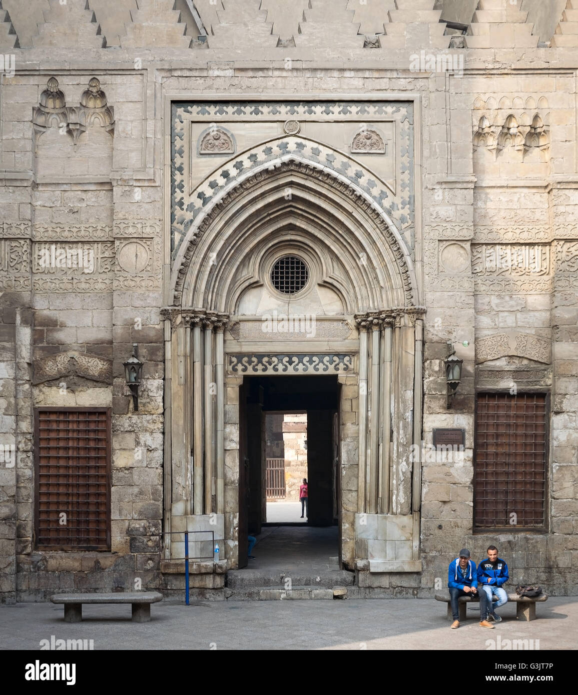 Entrée de l'école théologique et Mausolée du sultan Qalawun, Moez