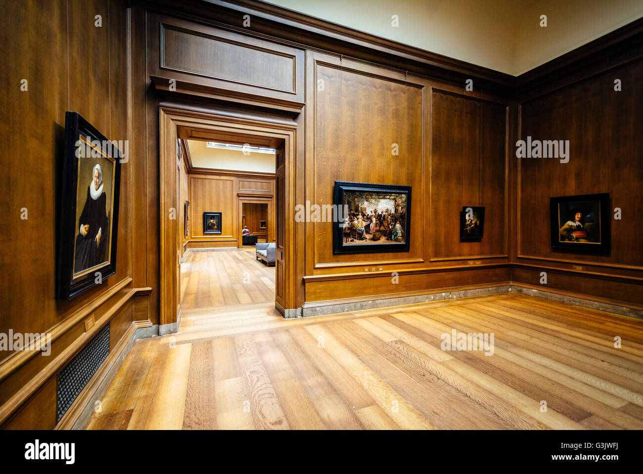 L'intérieur de la chambre Gallery National Gallery of Art, à Washington, DC. Banque D'Images