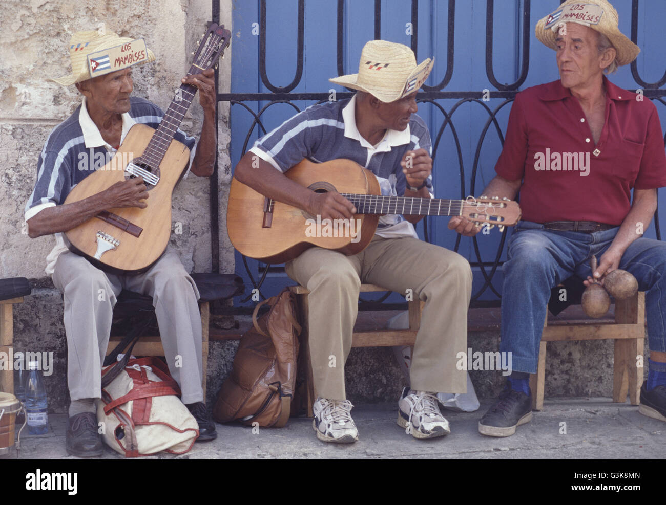 Des musiciens de rue, music band Banque D'Images