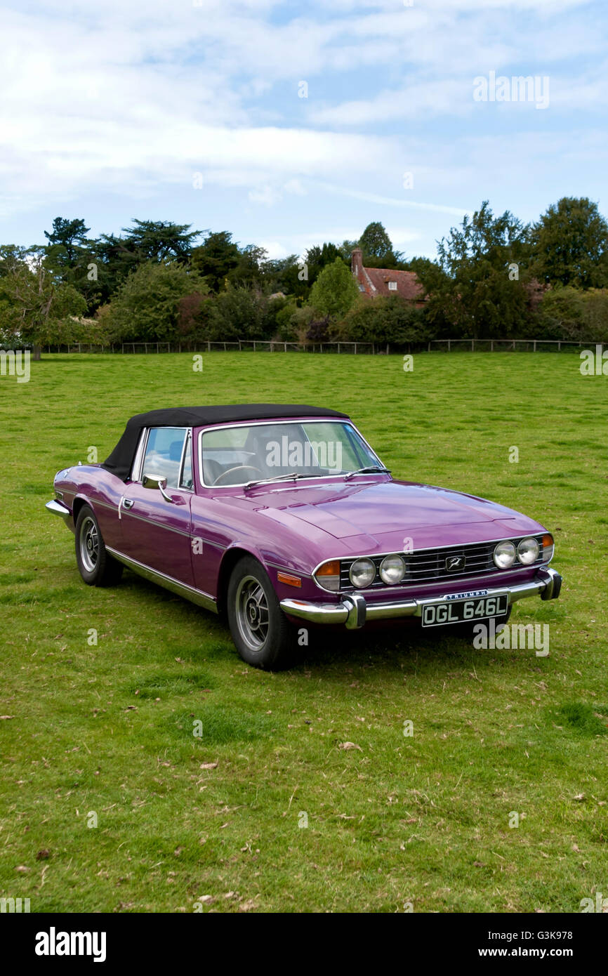 Un triomphe à l'Enterrement de 1972 2004 Breamore House Classic Car Show, Hampshire, Royaume-Uni. Banque D'Images