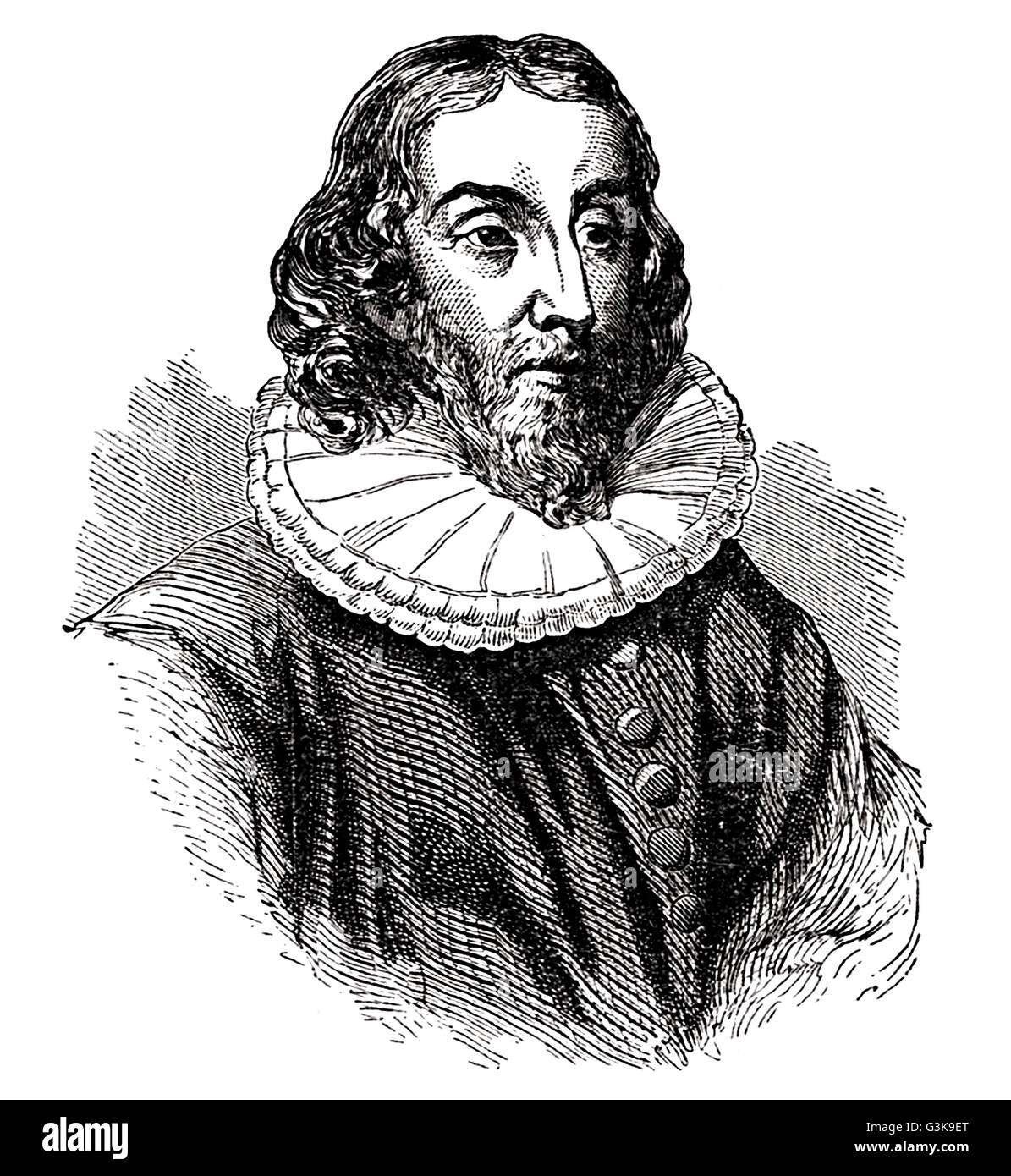 John Winthrop, 1588 - 1649 Banque D'Images