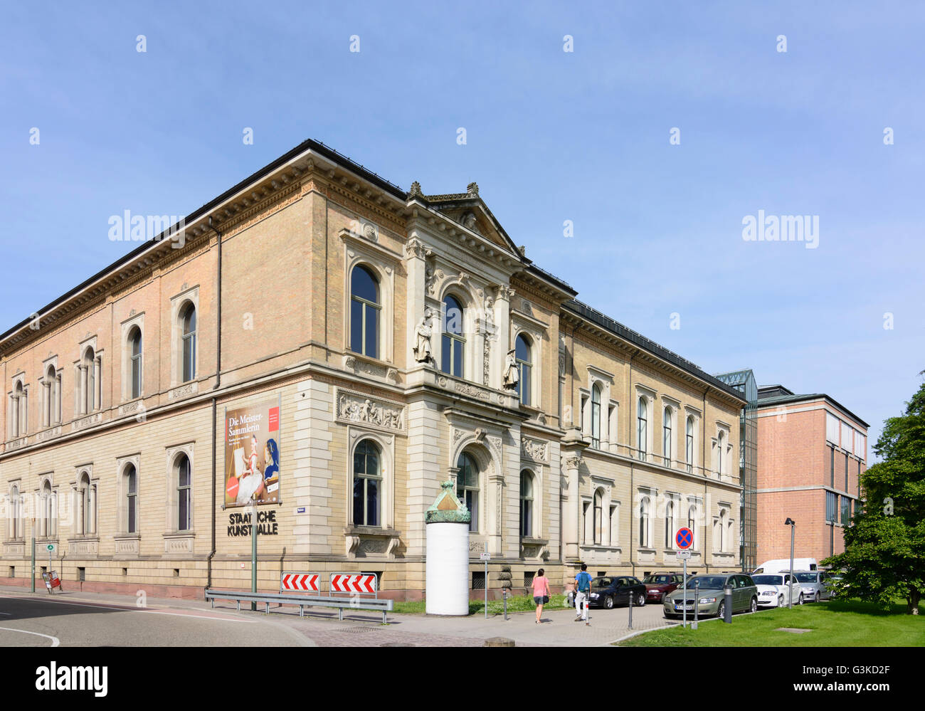 Musée d'art de l'État, l'Allemagne, Baden-Württemberg, Karlsruhe, Kraichgau-Stromberg Banque D'Images