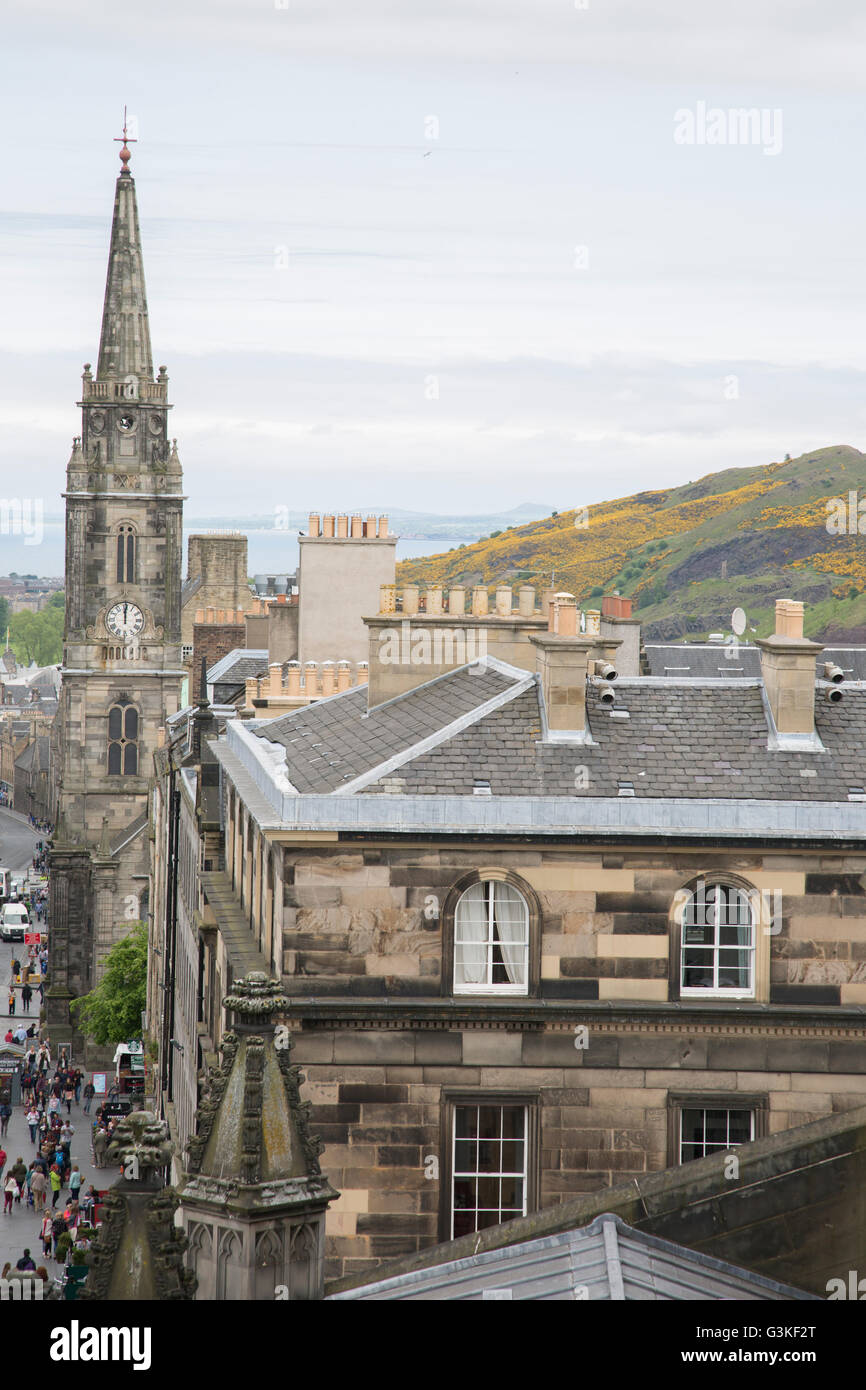 Tron Kirk Église, Royal Mile, Édimbourg, Écosse Banque D'Images